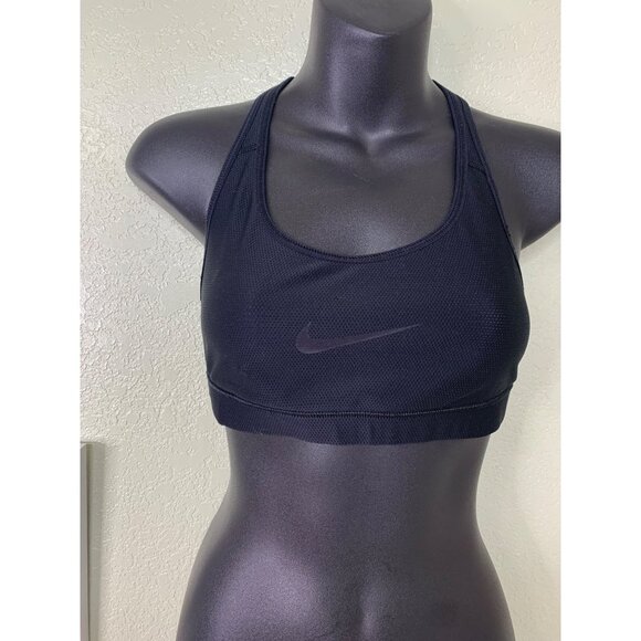 Nike Dry Fit Gray & Black Reversible Sports Bra Size Medium - Picture 6 of 10